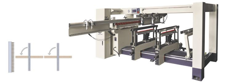 3 Ry Multi Head Boring Machine